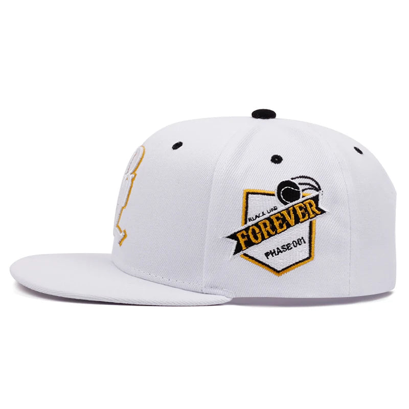 Trendy New LPL Side FOREVER Men's Street Hip Hop Hat Skateboard Hat Women's Outdoor Leisure Sunshade Hat Flat Edge Baseball Hat