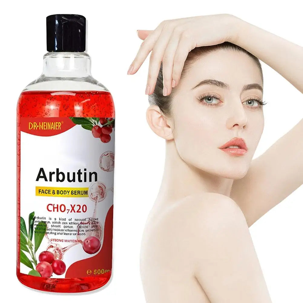 500ml Vitamin C Arbutin Face Serum Moisturizing Lightening Body Serum Spots Eraser Corrector Whitening Facial Repair Serum