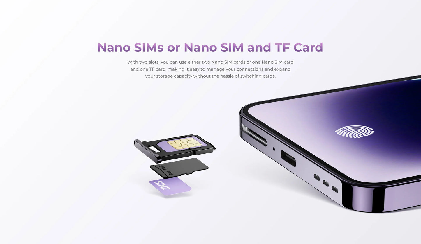 OUKITEL P1 Smartphone Global Version 6.7'' 120Hz AMOLED Display 8GB 256GB MTK Helio G99 50MP Main Camera 5150mAh NFC Cellphone