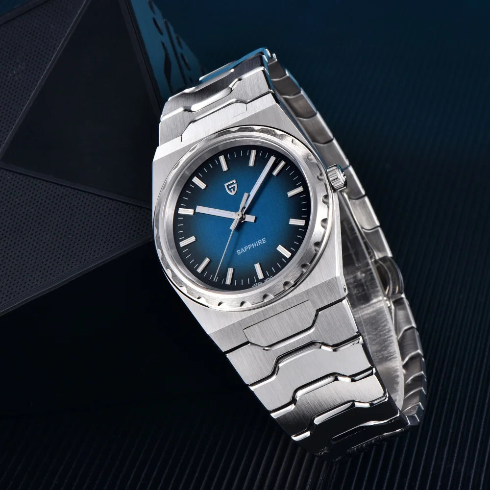 PAGANI DESIGN 2025 New Thin 7mm Fashion Men Quartz Watch V2 Stainless Steel Sapphire 10Bar Waterproof C3 reloj hombre