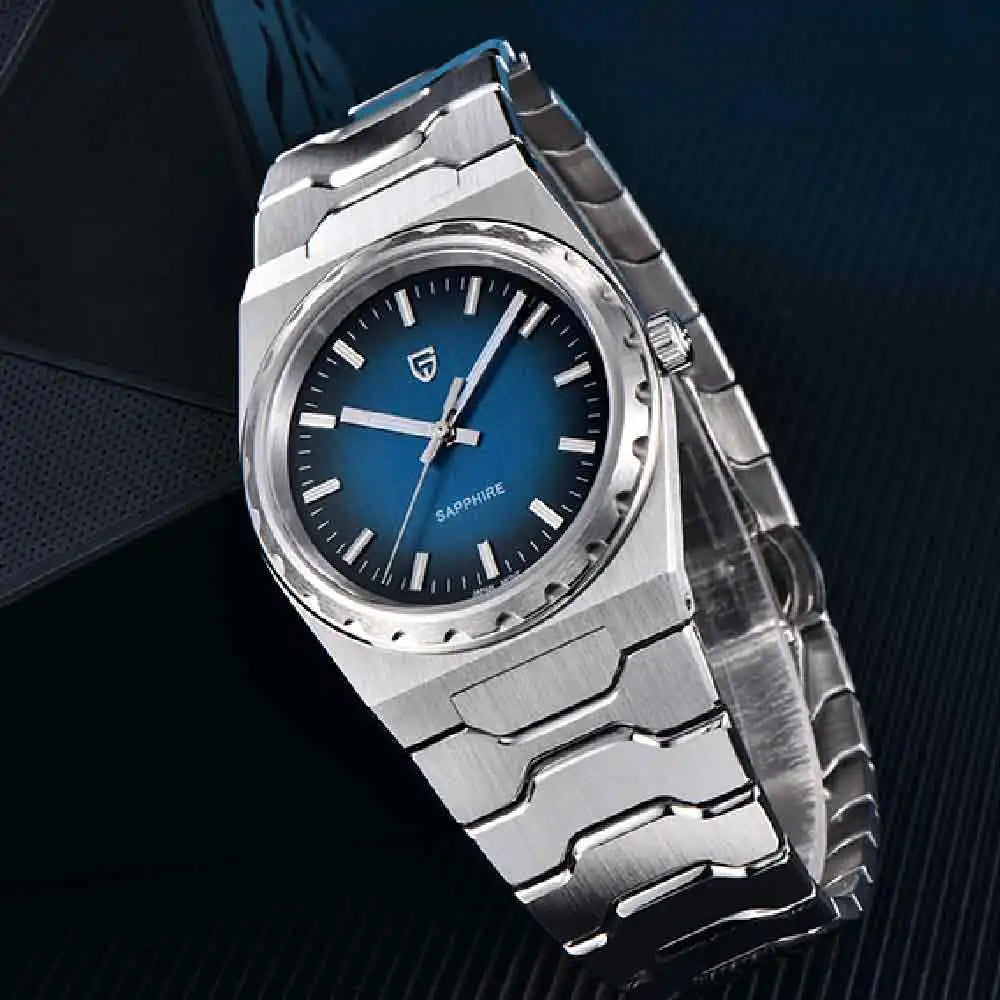 PAGANI DESIGN 2025 New Thin 7mm Fashion Men Quartz Watch V2 Stainless Steel Sapphire 10Bar Waterproof C3 reloj hombre