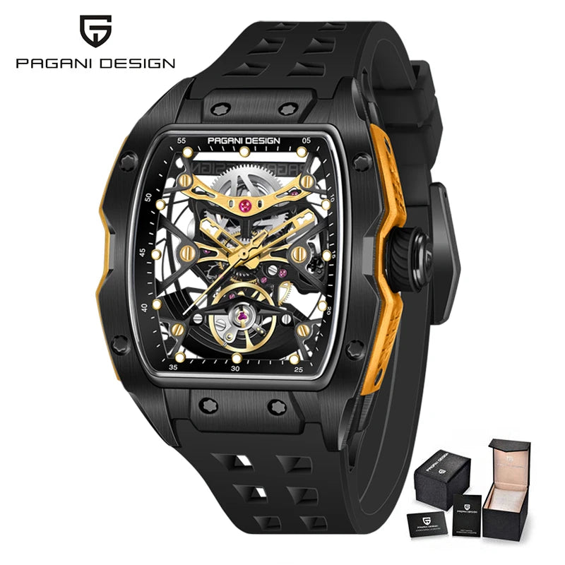 PAGANI DESIGN Automatic Watch New Men Mechanical Europe and America Watch Top Brand Sapphire Glass 50M Waterproof Watch Men
