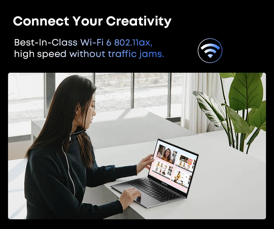 CHUWI 14.1-inch GemiBook XPro Laptop Intel N100/N150 Graphics 600 GPU Screen 8GB RAM 256GB SSD With Cooling Fan Windows 11