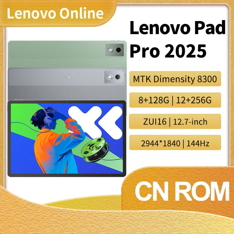2025 Lenovo Xiaoxin Pad Pro 12.7 Dimensity 8300 2.9K Display Android for Work Study Entertainment withSuper Connectivity