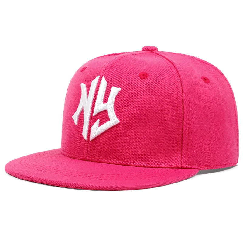 Adjustable Snapback Hat for Men Women Unisex Hip Hop Baseball Cap Flat Bill Brim Dad Hats