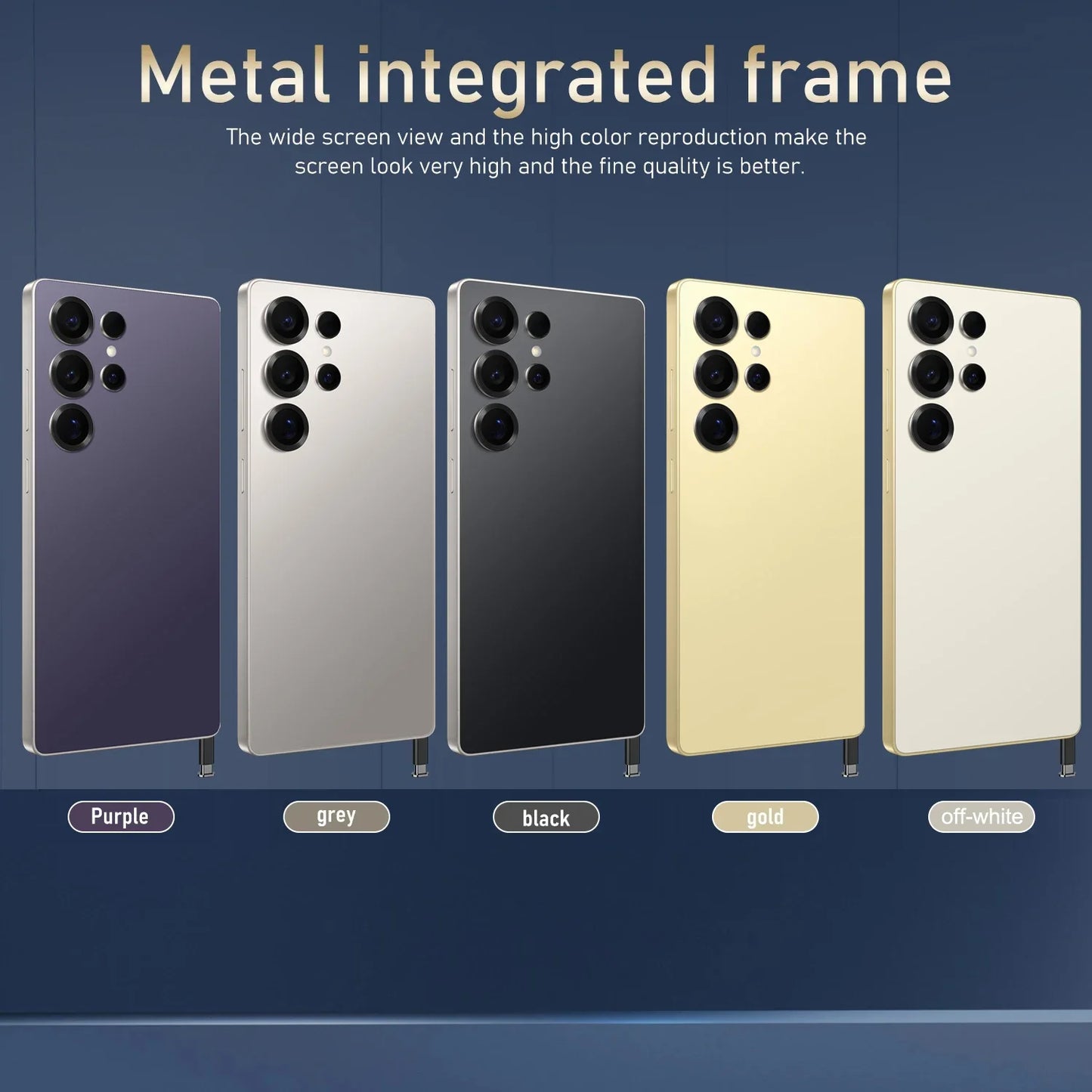 Global Vision S24 Ultra Smartphone 5G Android 5800mAH 8GB RAM 512G ROM 6.8Inch 1920x1080HD 24+48MP MTK10 4G Network Mobile Phone