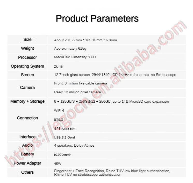 2025 Lenovo Xiaoxin Pad Pro 12.7 Dimensity 8300 2.9K Display Android for Work Study Entertainment withSuper Connectivity