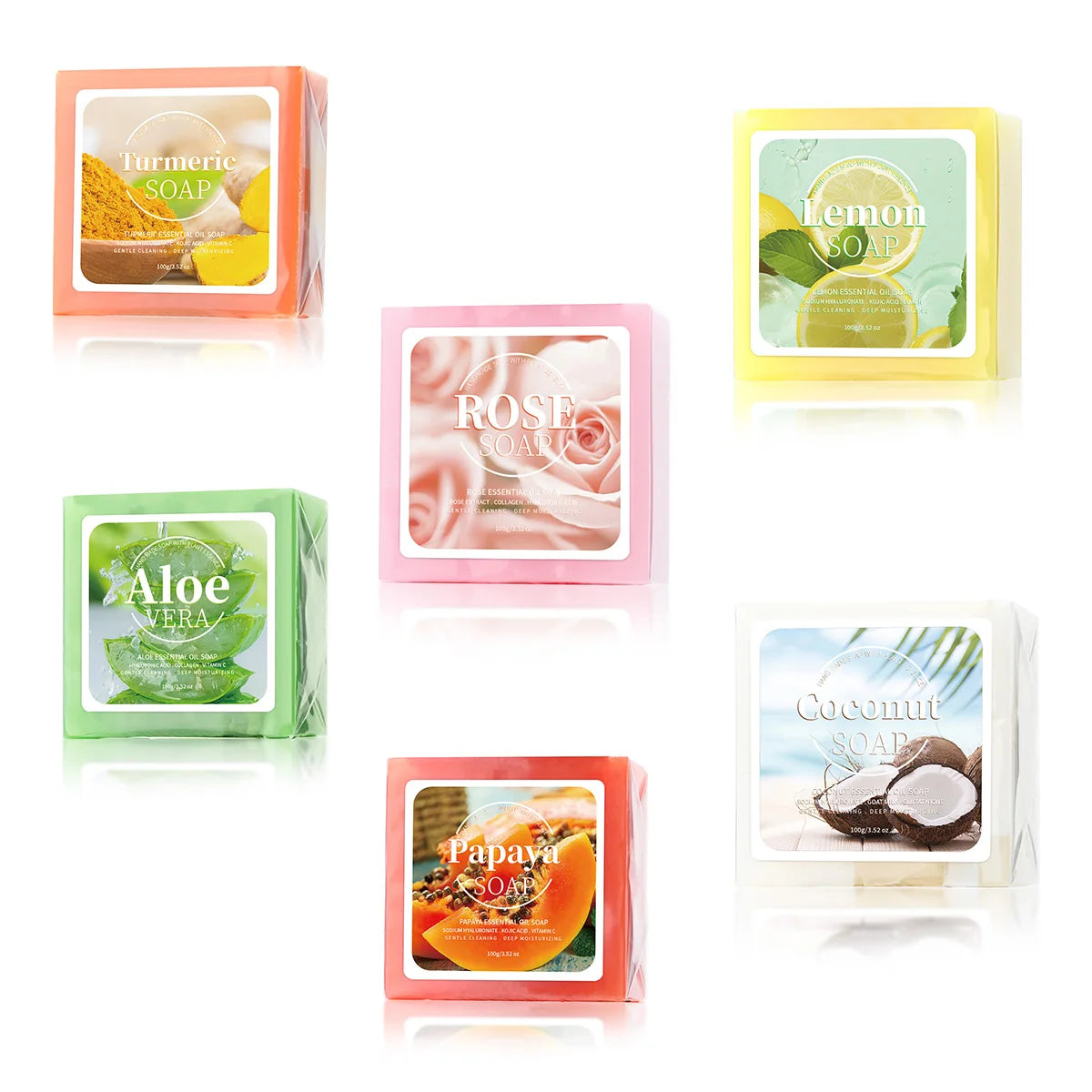 100g B+ Coconut Milk Organic Pure Plant Extract Handmade Soap Facial Treatment Acne Goat Milk Soap