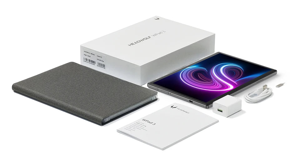 HEADWOLF WPad3 Android 12 Tablet 10.1 inch 6GB RAM DDR4X 128GB ROM UFS 2.1 MTK 8183 Octa-core Tablet PC Rear Camera16MP 7700 mAh