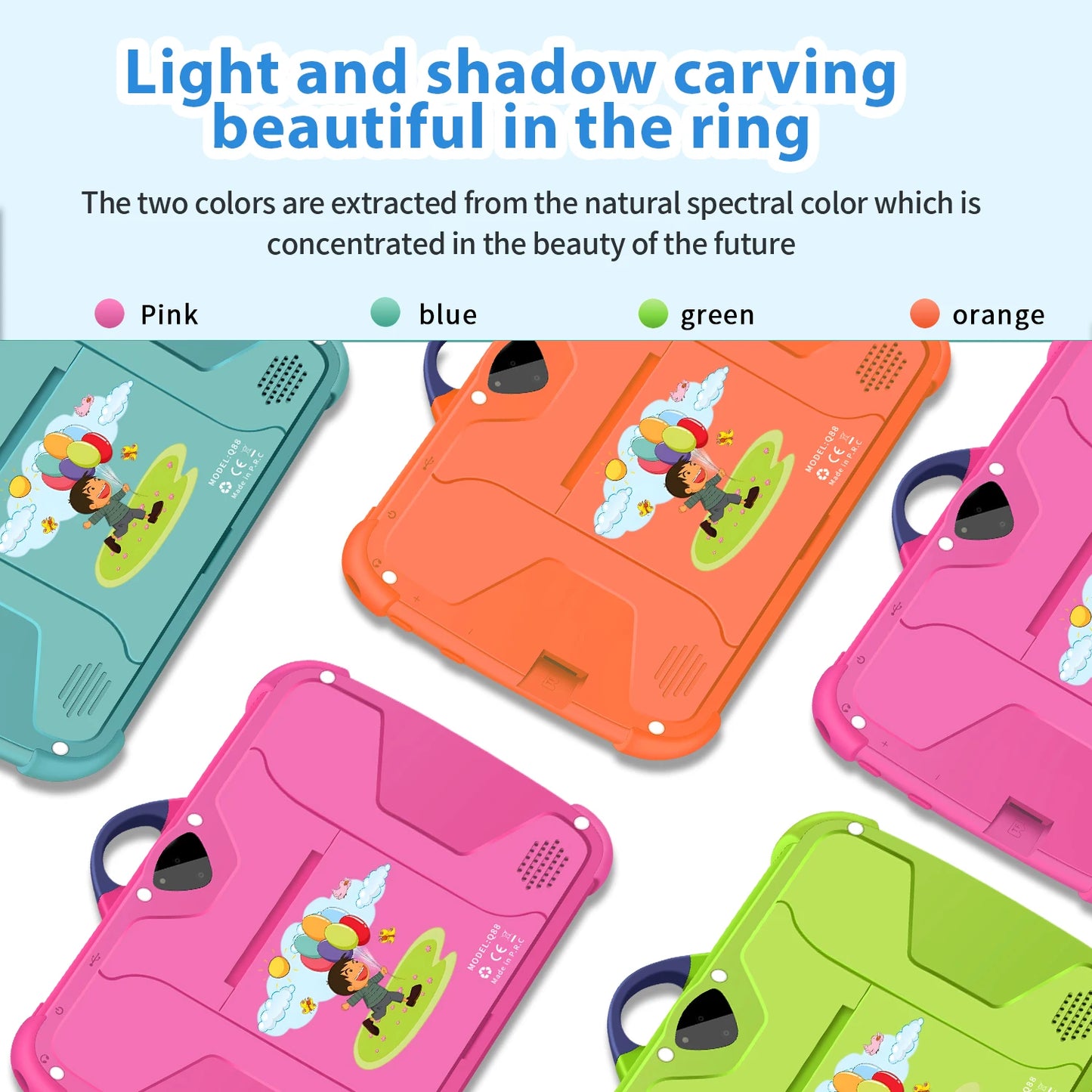 New Google Kids Tablets 7 Inch 5G WiFi Tablet Pc Quad Core 4GB RAM 64GB ROM Cheap for Children Gift Educational Learning 4000mAh