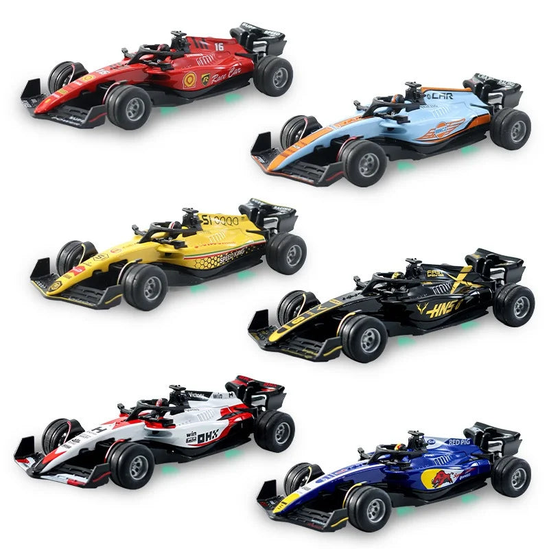 2025 New RC car August Product 1:64 Mini Alloy Car Model, Adjustable Lighting Formula Racing, Children's Remote Control Car