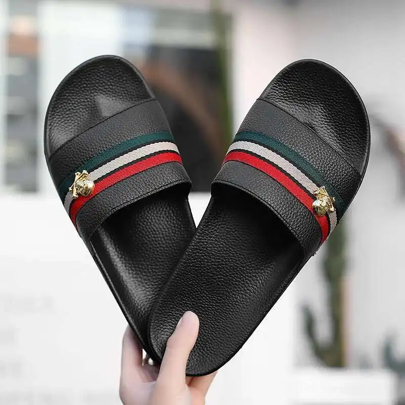 QZHSMY Shoes Men Summer New Men Casual Sports Slippers For Men Wear EVA Soft-Soled Indoor Sandals Male Flip-Flops Fast Shipping
