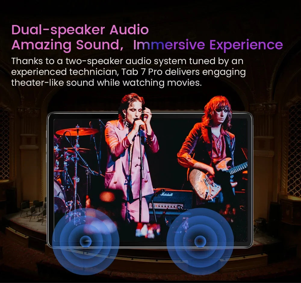 Blackview Tab 7 pro Tablet 10.1'' FHD Display GPS 6GB 128GB 4G 13MP Camera 6580mAh Unisoc T606 Android 12 Tablets Pad PC