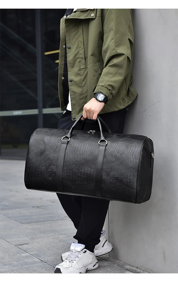 European and American Style Travel Bag Fashionable and Personalized Hand-held Shoulder Short Distance Outdoor Sports and Fitness