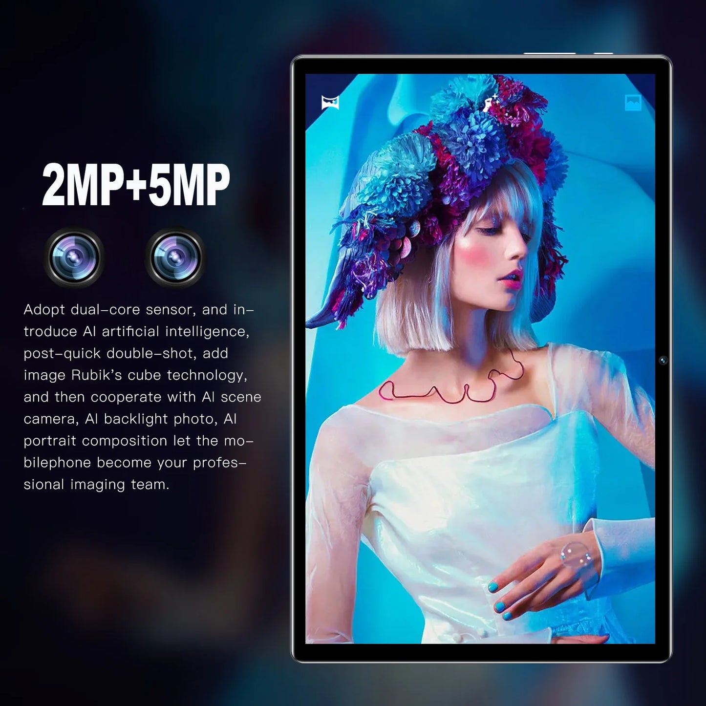 BDF Android 10.1 Inch Tablet Pc Google Play Octa Core Dual Cameras Dual SIM 3G Phone Call Tablets Bluetooth Wifi 4GB+ 64GB ROM