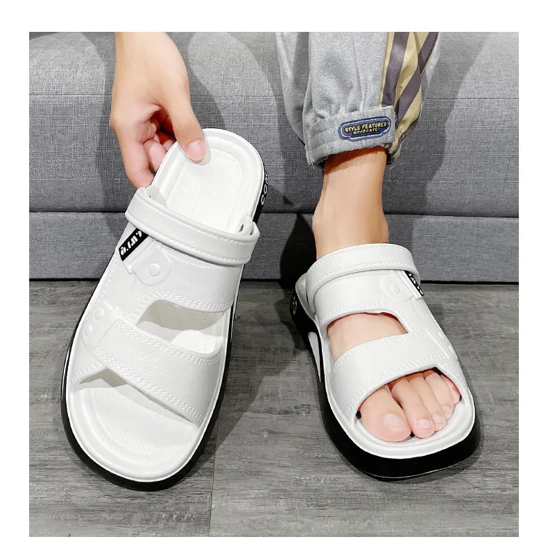 Summer Eva Sandals for Men Fashion Slippers Indoor Lightweight Soft Anti-slip Flats Men's Sandals Outdoor Beach Open-toe Sandals