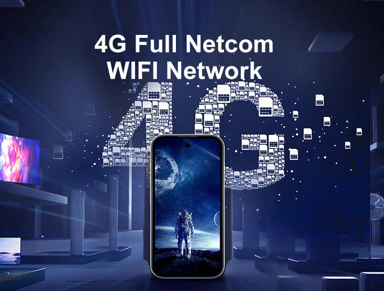 SOYES Q333 Mini Smartphone 4GB RAM 64GB ROM Android 12.0 Face Unlock 2000mAh 4G LTE Type-C OTG 3.58‘’ Screen Small Phone