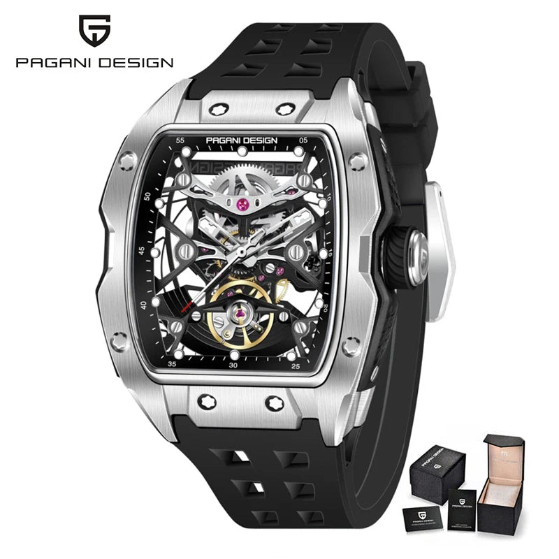 PAGANI DESIGN Automatic Watch New Men Mechanical Europe and America Watch Top Brand Sapphire Glass 50M Waterproof Watch Men