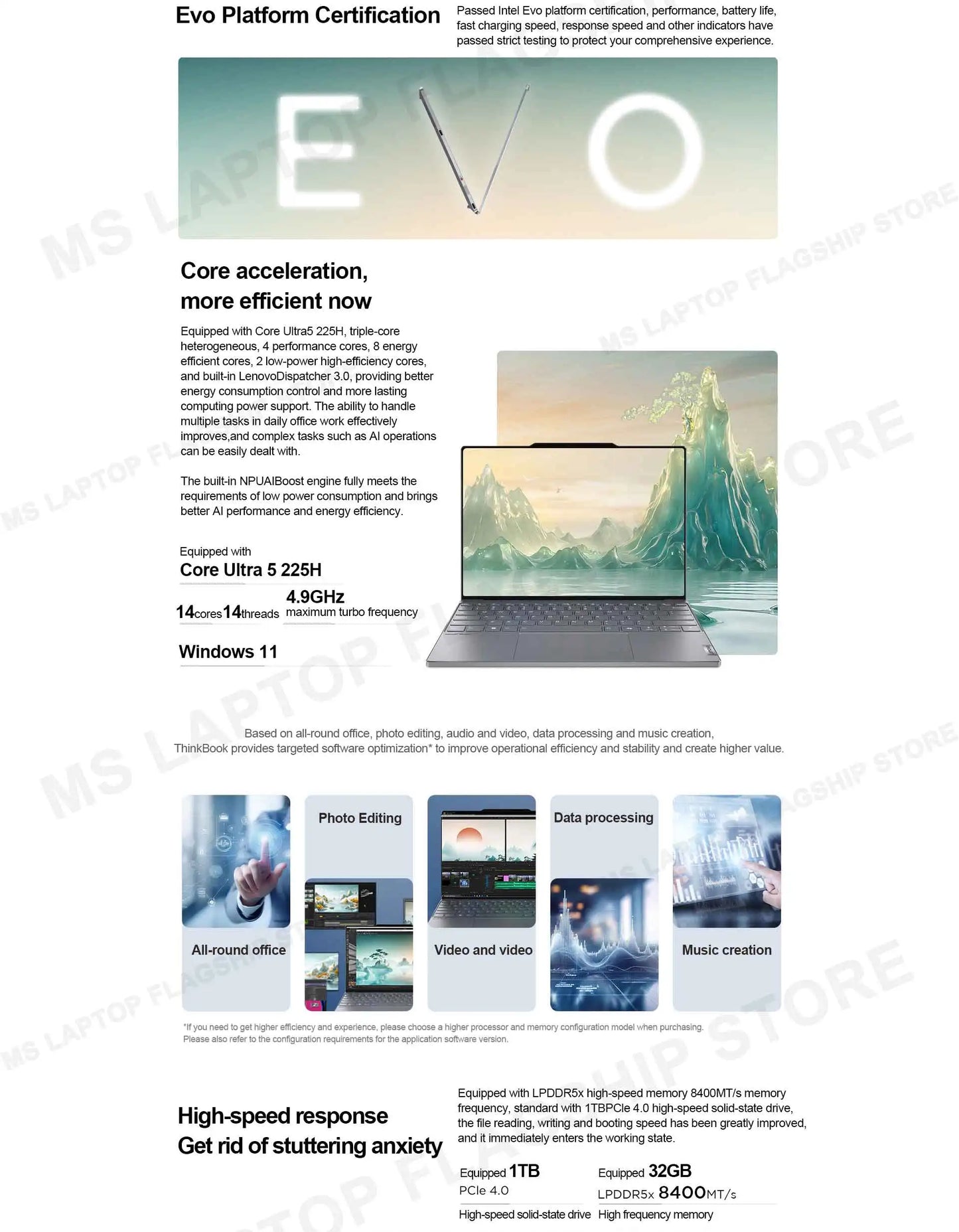 【2025 New】Lenovo ThinkBook X 32G+1T Ultra5/Ultra9/ARC 13.5inch 2.8K 120Hz (Optional Touch Version)