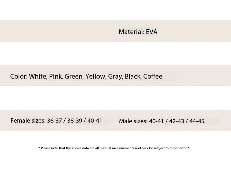 Fashion Men's Summer Ligtweight EVA Indoor Home Sandals Slippers Shoes Men Slippers Outdoor Students Women Comfortable Slides