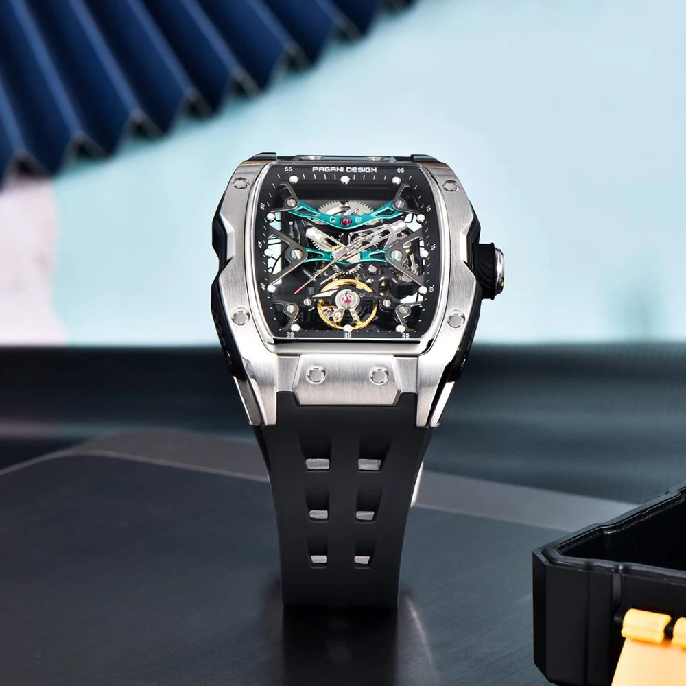 PAGANI DESIGN Automatic Watch New Men Mechanical Europe and America Watch Top Brand Sapphire Glass 50M Waterproof Watch Men