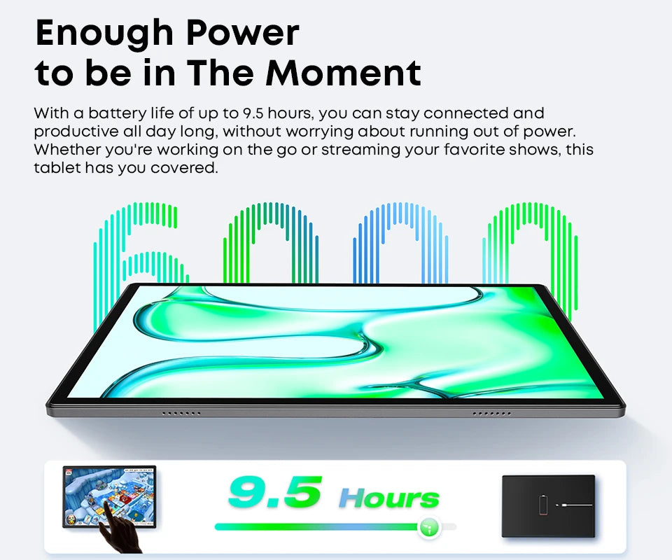 CHUWI Hi10X Pro Tablet 4G LTE Android 13 Widevine L1 10.1" IPS Core Unisoc T606 4GB RAM 128GB ROM Tablets 2.4G/5G Wifi 7000Mah