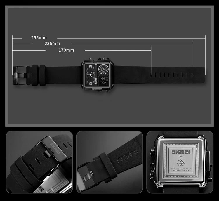 SKMEI Sports Watch Men Top Luxury Brand Waterproof Wristwatch Men Quartz Analog Digital Watches Relogio Masculino