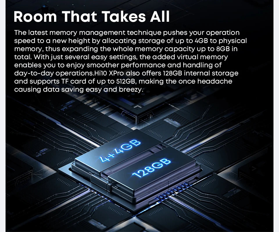 CHUWI Hi10X Pro Tablet 4G LTE Android 13 Widevine L1 10.1" IPS Core Unisoc T606 4GB RAM 128GB ROM Tablets 2.4G/5G Wifi 7000Mah