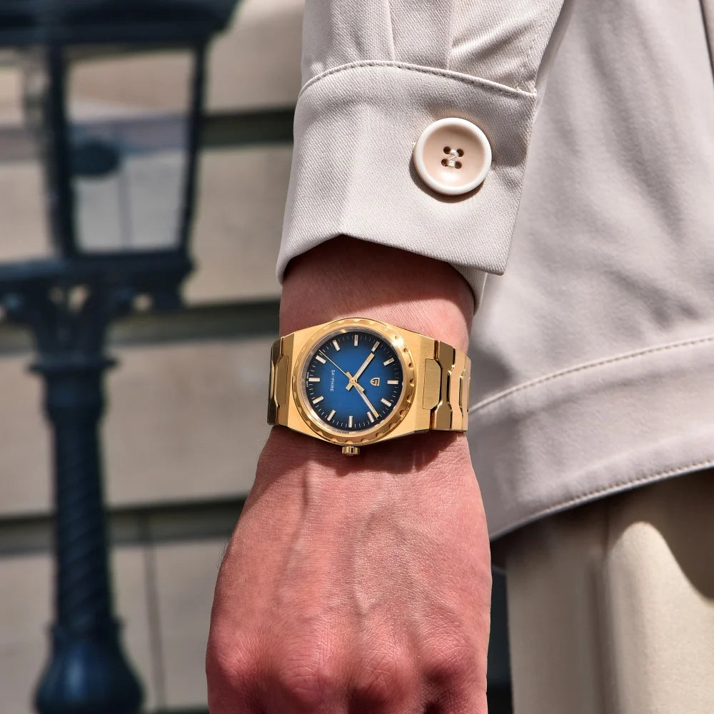 PAGANI DESIGN 2025 New Thin 7mm Fashion Men Quartz Watch V2 Stainless Steel Sapphire 10Bar Waterproof C3 reloj hombre