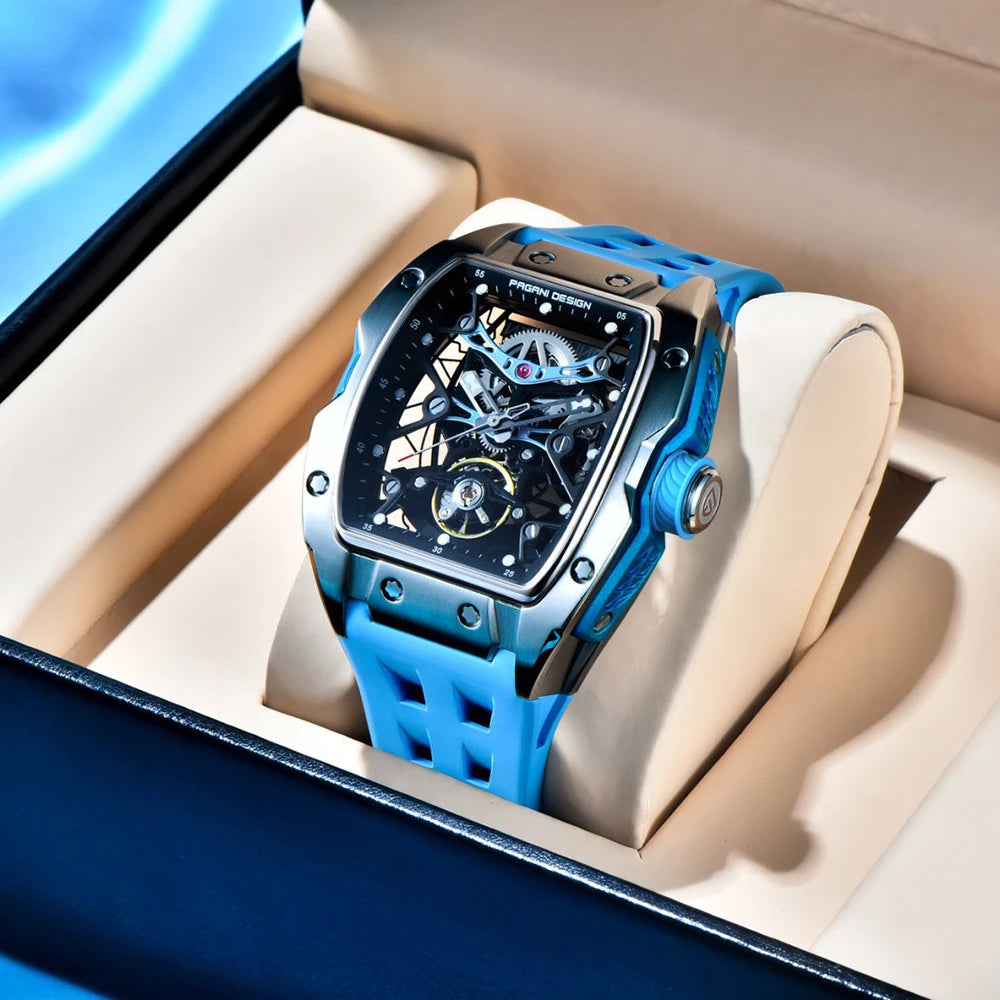 PAGANI DESIGN Automatic Watch New Men Mechanical Europe and America Watch Top Brand Sapphire Glass 50M Waterproof Watch Men