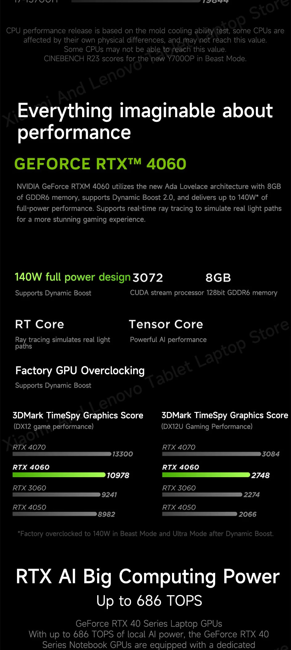 Lenovo Gaming laptop LEGION Y7000P 2024 notebook 16“ 2.5K 165HZ Screen i7-14650HX/14700HX 16G/32G RTX4060/RTX4070 computer PC