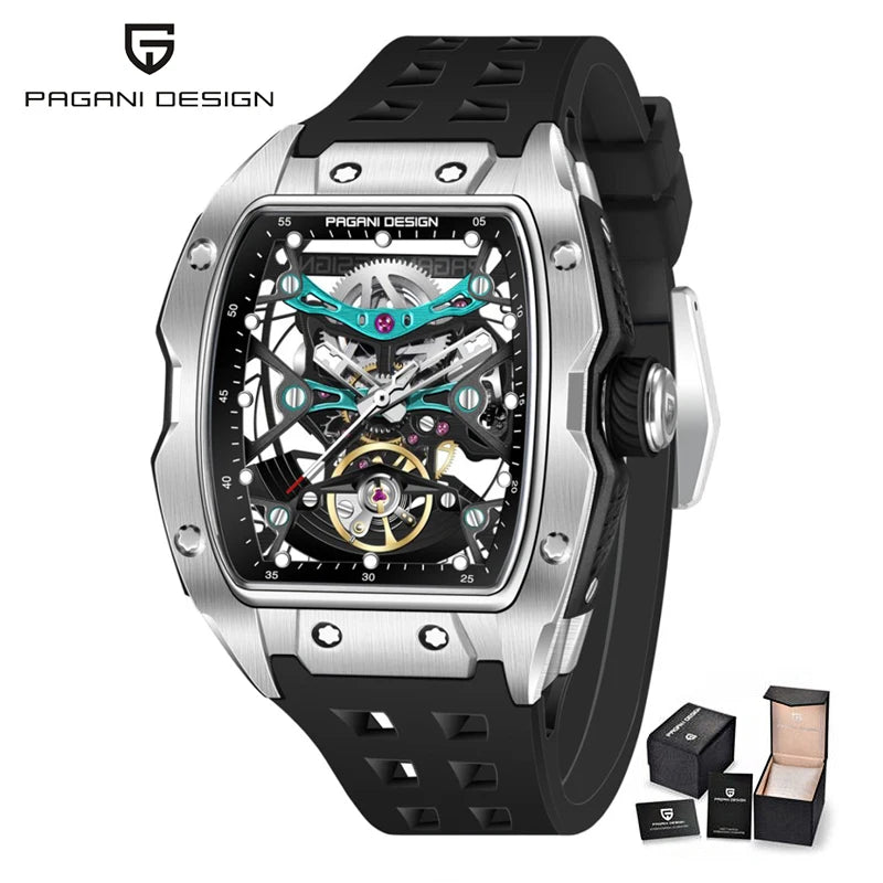 PAGANI DESIGN Automatic Watch New Men Mechanical Europe and America Watch Top Brand Sapphire Glass 50M Waterproof Watch Men