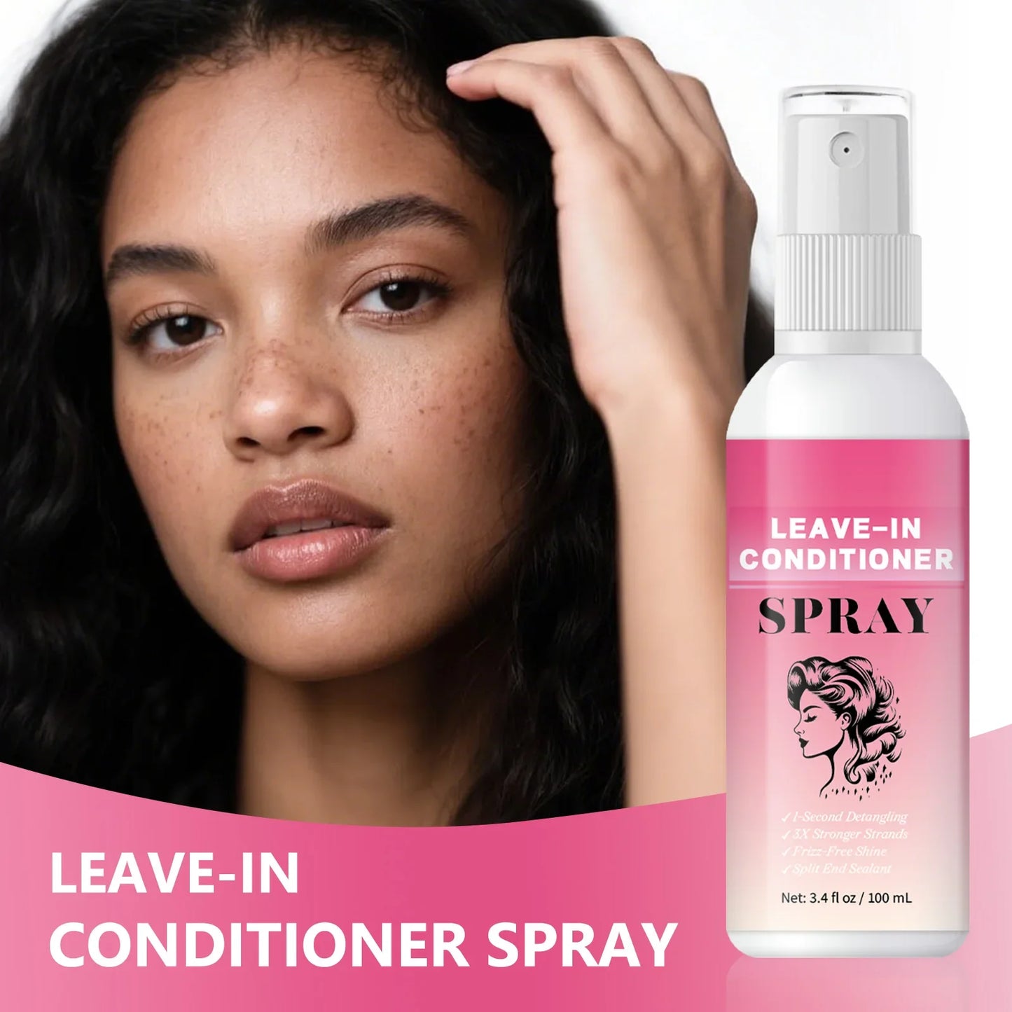 Hair Care Deep Repair Conditioning for Hair Heat Protector Serum Protect Hair From UV Damaged Moisturizing Hair-Care