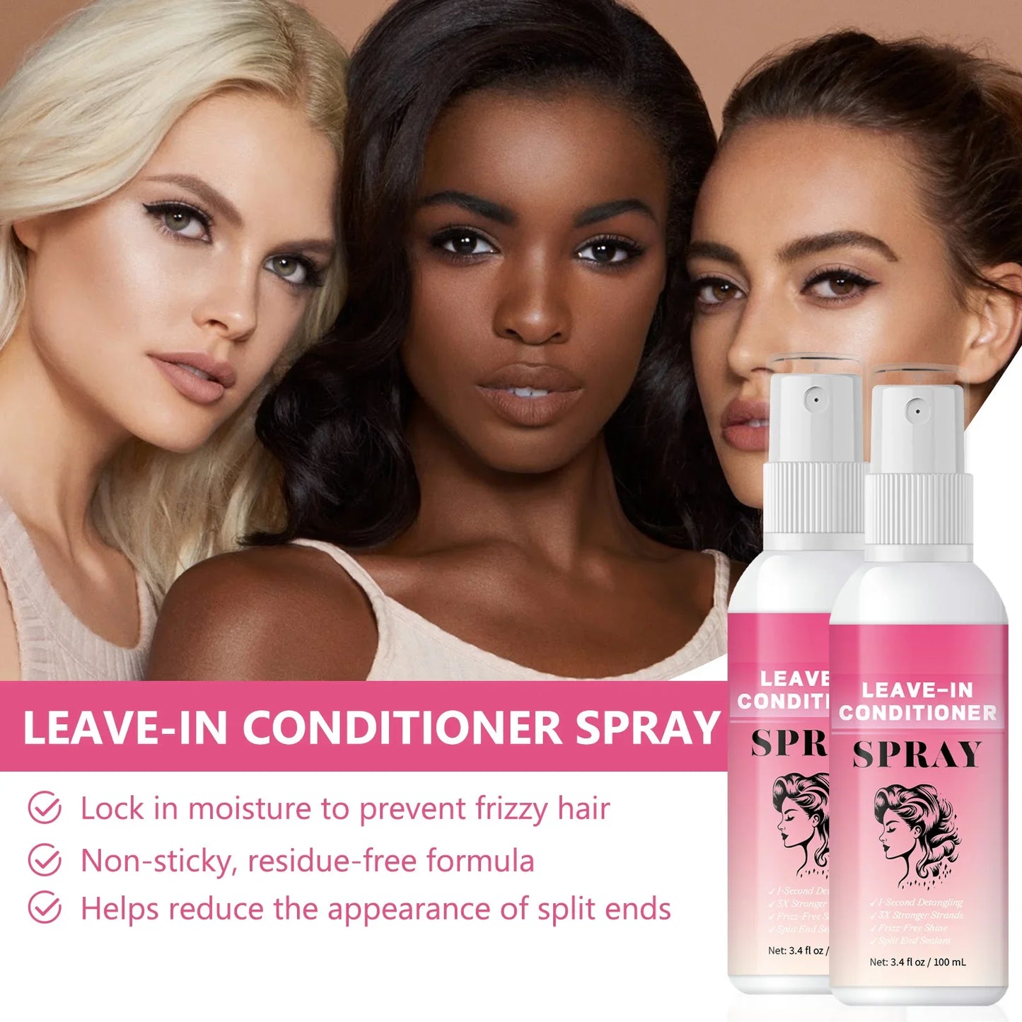 Hair Care Deep Repair Conditioning for Hair Heat Protector Serum Protect Hair From UV Damaged Moisturizing Hair-Care
