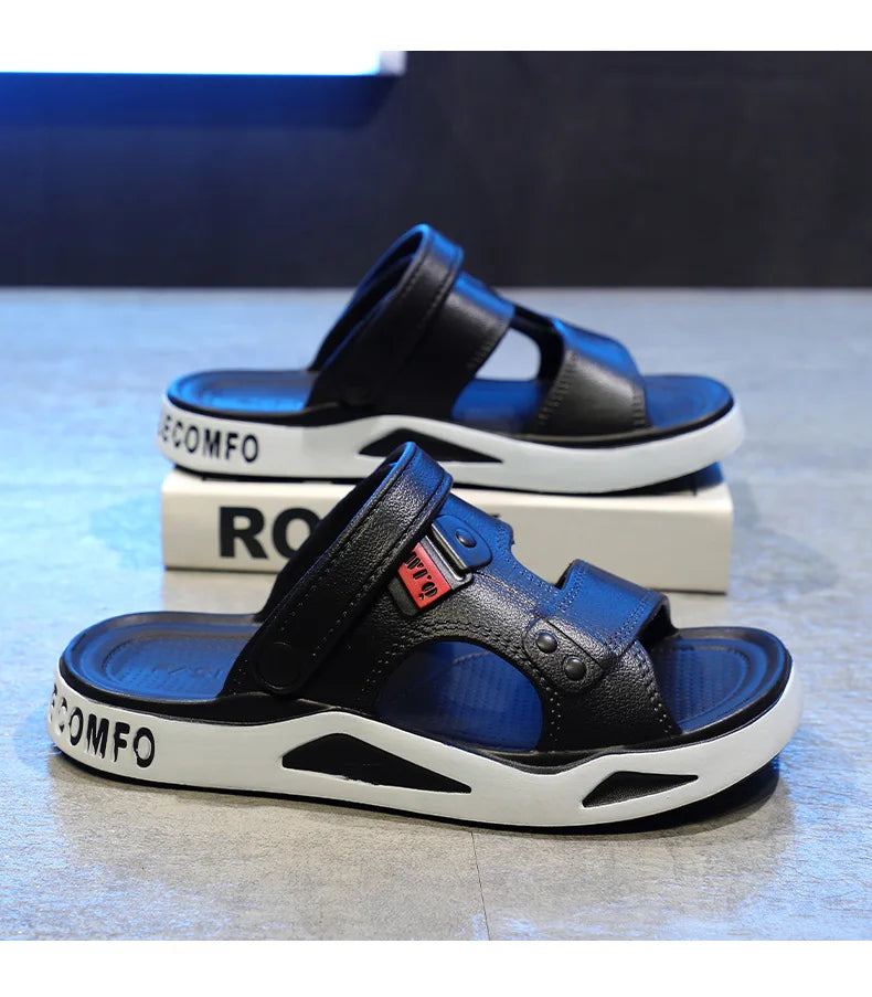 Summer Eva Sandals for Men Fashion Slippers Indoor Lightweight Soft Anti-slip Flats Men's Sandals Outdoor Beach Open-toe Sandals