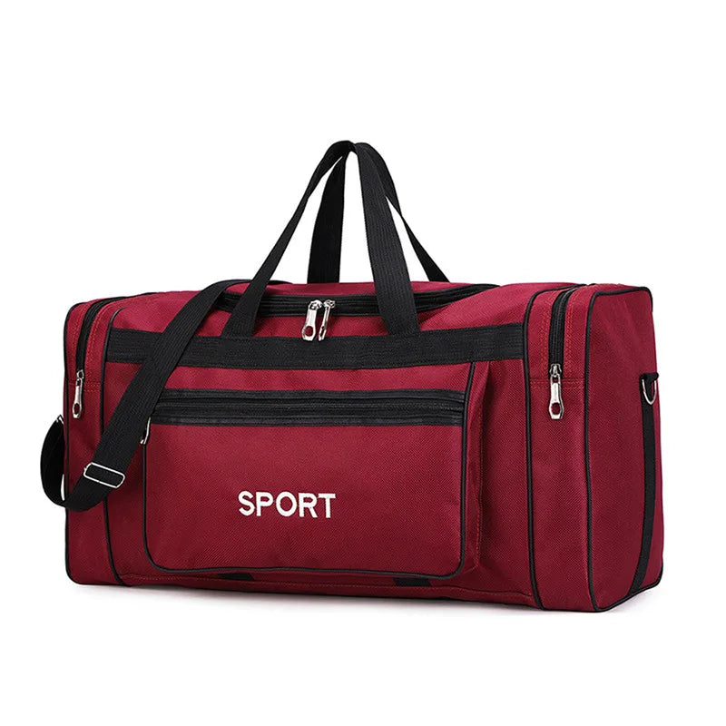 Women Men Nylon Travel Duffel Bag Carry On Luggage Bag Men Tote Large Capacity Weekender Gym Sport Holdall Overnight Bag Pouches