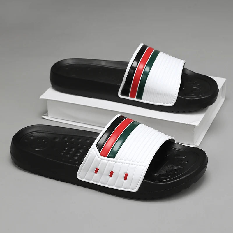 Summer Men's Trend Slides Man Shoes Non-slip Casual Slippers Indoor Outdoor EVA Sandals Beach Garden Sandals Big Size46 47 48