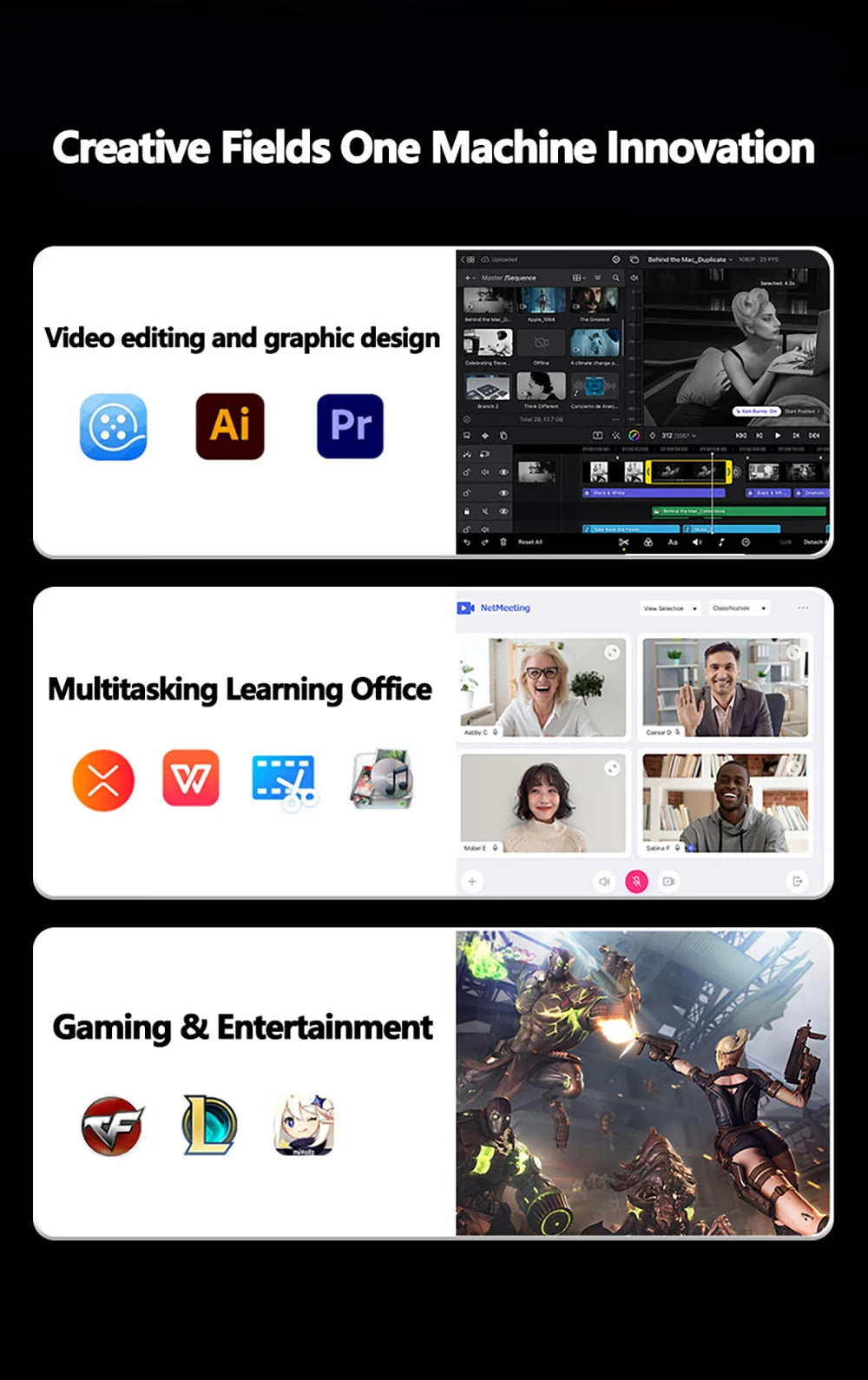 Gaming Laptop 16 Inch Intel Core I9-11900H 32 GB RAM 2TB SSD Fingerprint Unlock 8 Cores 16 Threads Wifi6 HD Camera DDR4 Computer