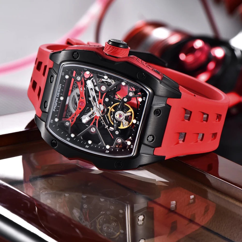 PAGANI DESIGN Automatic Watch New Men Mechanical Europe and America Watch Top Brand Sapphire Glass 50M Waterproof Watch Men