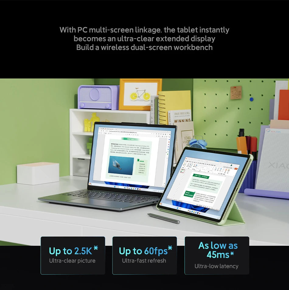 Global ROM Lenovo Xiaoxin Pad Pro 2025 Tablet Lenovo Xiaoxin Pad Pro 12.7 inches 144Hz Display MTK Dimensity 8300 10200mAh