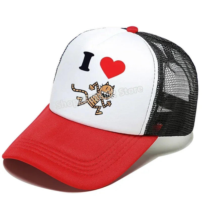 Dog Man Universal Casual Cap Summer Baseball Polyester Hat Adjustable Truck Driver Children Cartoon Peripheral Item Adult Action