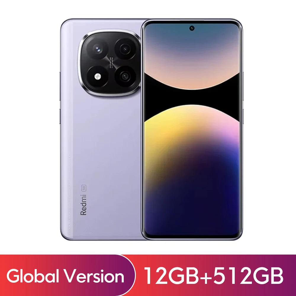 Xiaomi Redmi Note 14 Pro+ 5G Global Version Snapdragon 7s Gen 3 AMOLED 200MP Camera 6.7" 120Hz