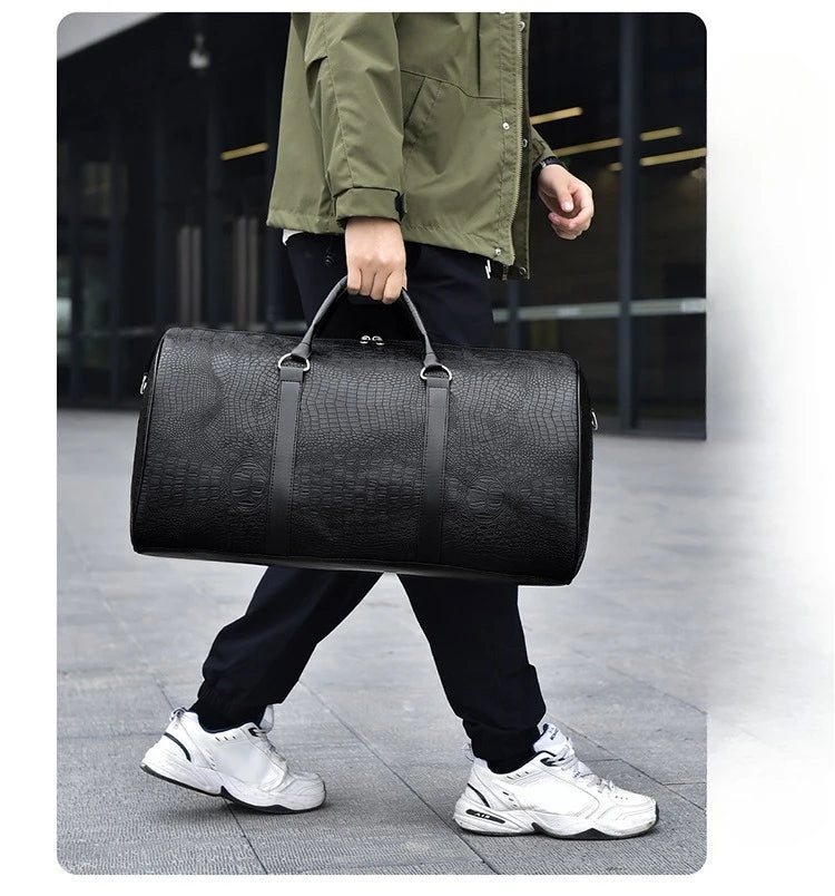 European and American Style Travel Bag Fashionable and Personalized Hand-held Shoulder Short Distance Outdoor Sports and Fitness