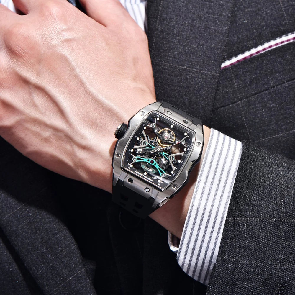 PAGANI DESIGN Automatic Watch New Men Mechanical Europe and America Watch Top Brand Sapphire Glass 50M Waterproof Watch Men