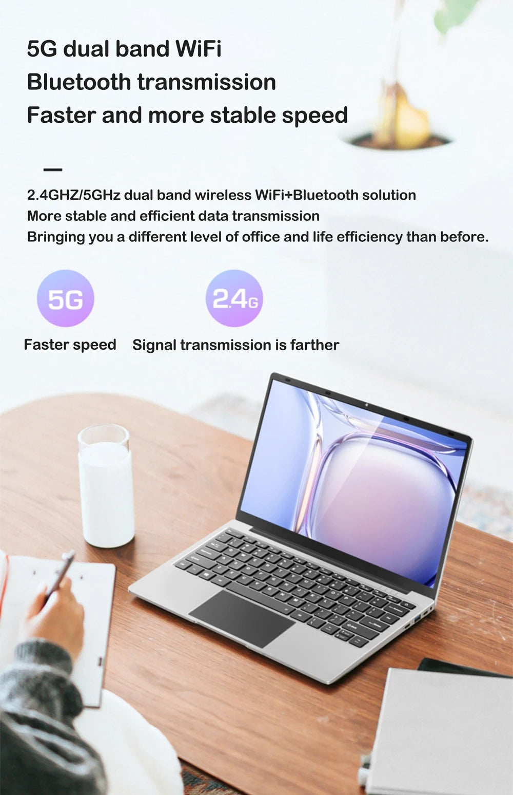 New 14.1" Laptop Intel Core i9-9900 32GB 2TB Gaming PC Ultra Slim Office Study Computer PC Windows 11 Pro 1920*1080 HD