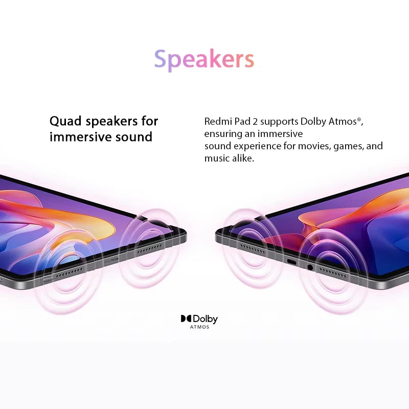 Xiaomi Redmi Pad 2 4GB/128GB 6GB/128GB 8GB/256GB 9000mAh Battery 11" 2.5K WiFi Global Version Tablet PC