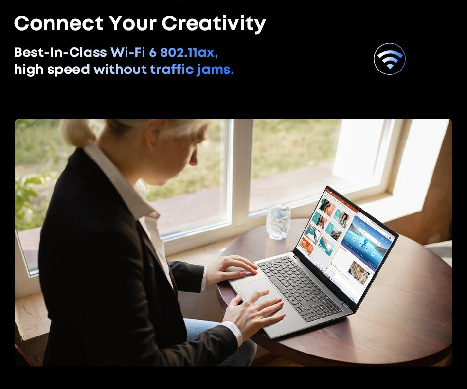 CHUWI GemiBook Plus Laptop Intel N150/N100 15.6 Inch 1920*1080 FHD Screen 16GB LPDDR5 512GB SSD Windows 11 WIFI 6 M.2 Up To 1T