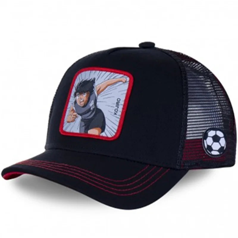 High Quality Tsubasa All Styles Anime Cartoon Snapback Cotton Baseball Cap Men Women Hip Hop Dad Mesh Trucker Hat Dropshipping