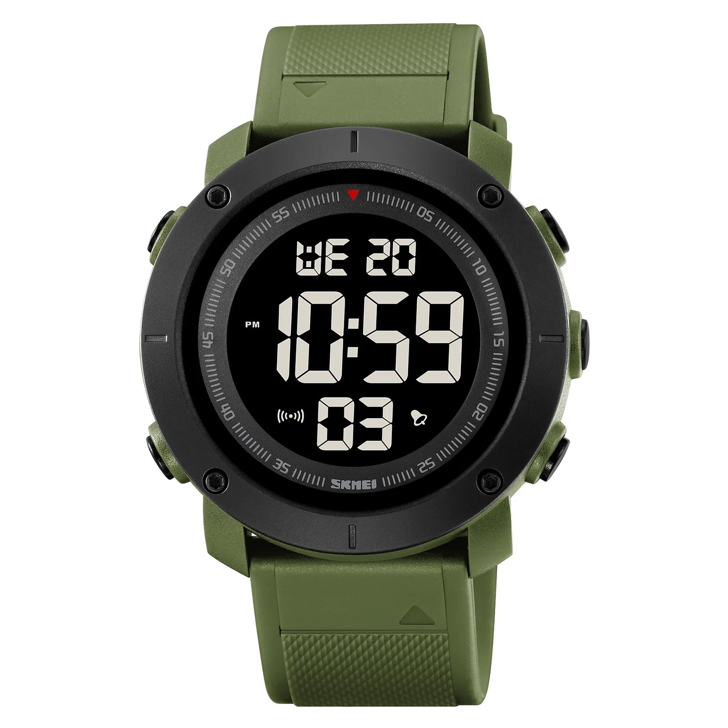SKMEI 2122 Men's Electronic Watch Sports Waterproof Glow Electronic Watch Multi functional Student LED Watch Men's
