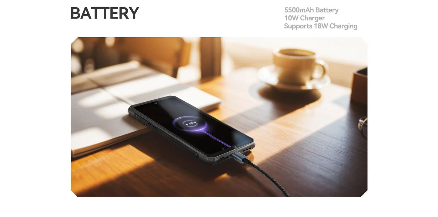 IIIF150 Air3S Rugged Smartphone Phone 6.6" 16GB(4+12) 128GB 16MP Camera Telephone Portable 5500mAh Android 14 NFC Call Phone